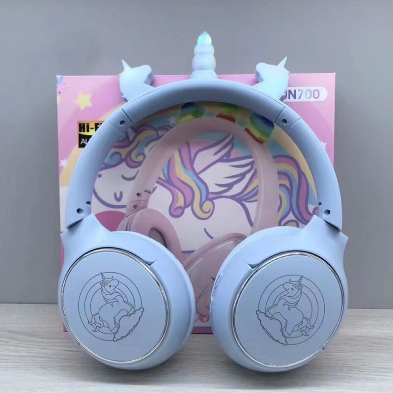 New Un700 Creative Unicorn Headphones for Children and Students, Online Class Headset, Head-Mounted Bluetooth Wireless Headphones New Un700 Creative Unicorn Headphones for Children and Students, Online Class Headset, Head-Mounted Bluetooth Wireless Headphones