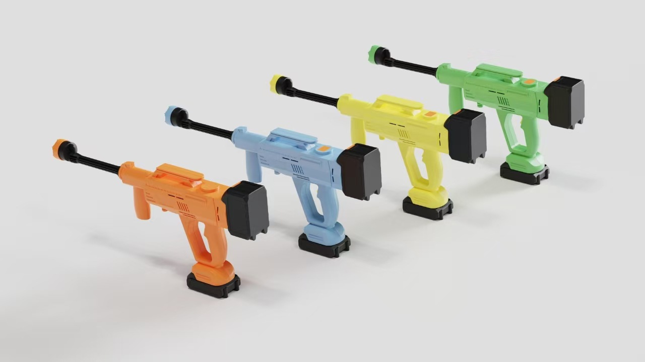 [New Double Pins] Wireless Car Washing Machine Portable Car High Pressure Water Gun Lithium Battery Home Car Washing Handy Gadget