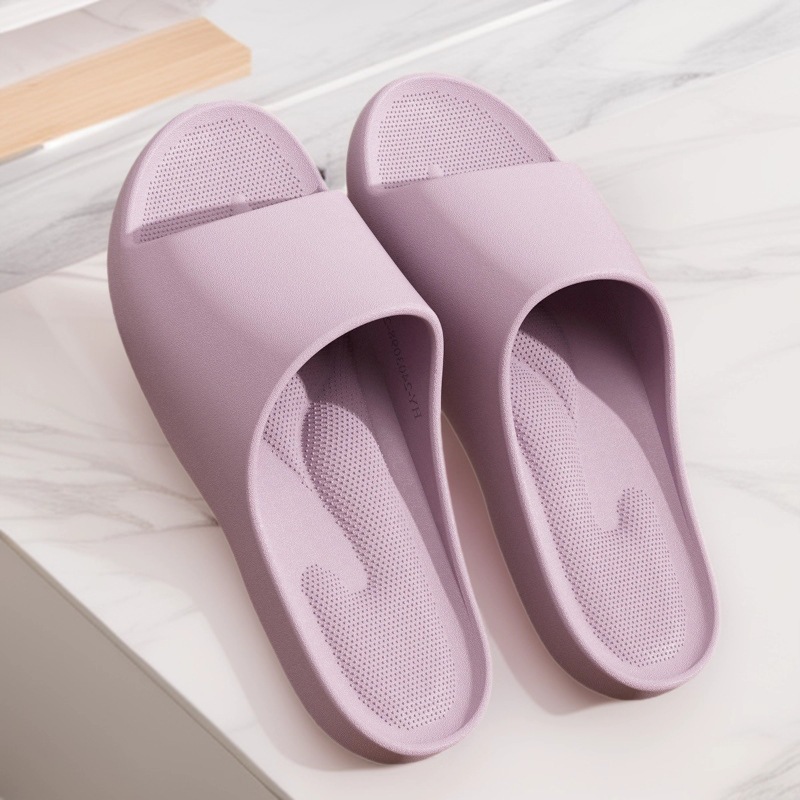 Arch Support Top Quality Men's Simple Summer Bath Slippers Hotel Bathroom Non-Slip Flip-Flops_voghion.com