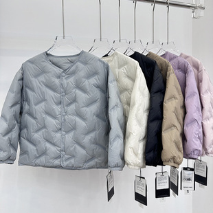 Children's Autumn and Winter Clothes, Boys' White Duck down Baby's Lightweight Liner, Girls' Casual down Jacket, School Uniform Inner Wear