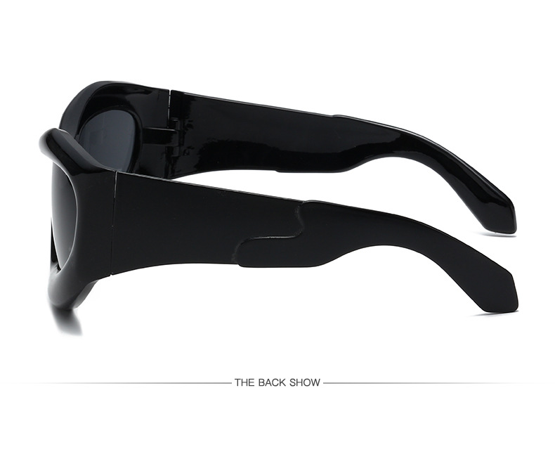 Y2K Exaggerated Solid Color Ac UV400 Protection Special-Shaped Mirror Full Frame Women's Sunglasses display picture 12