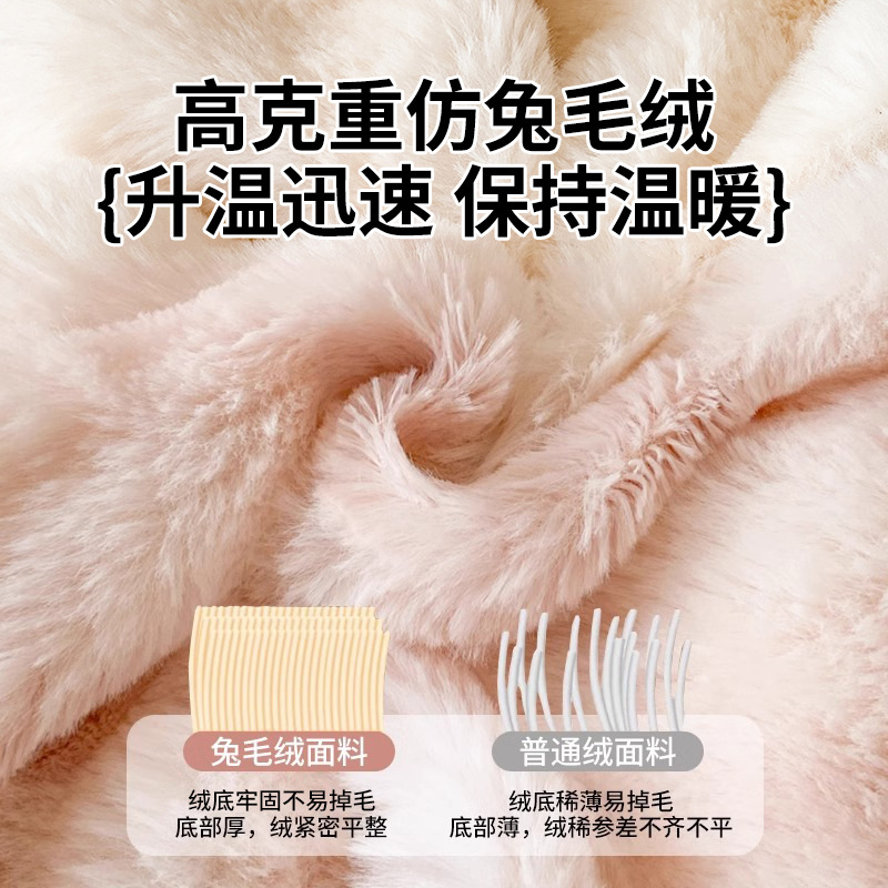 Cama de terciopelo de leche de cuatro piezas de terciopelo de conejo de imitación de alta gama, funda de edredón de sábana de invierno de terciopelo de coral de doble cara gruesa 2025 nuevo