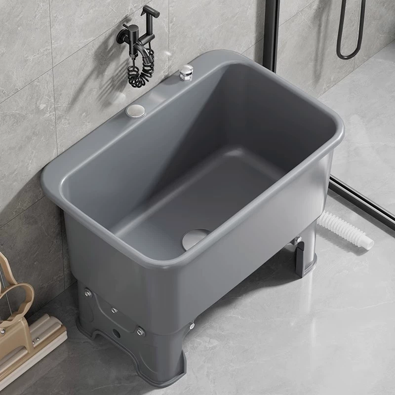 Бытовая швабра для раковины, балконная швабра с высокими ножками, раковина для мытья, швабра для ванной комнаты, раковина для мобильной раковины, заводская раковина