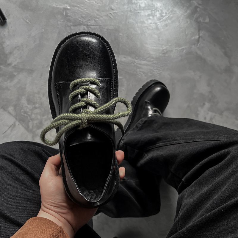 Chaussures Derby haut de gamme ShoeVault, semelles épaisses, rehausseurs de hauteur, style britannique décontracté, idéales pour les trajets quotidiens, grandes pointures M. Modèles en cuir._voghion.com