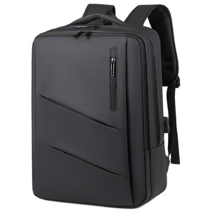2025 New Bag Men's Large-Capacity Business Backpack Commuter Travel Backpack Water-Repellent Multi-Functional Computer Bag
