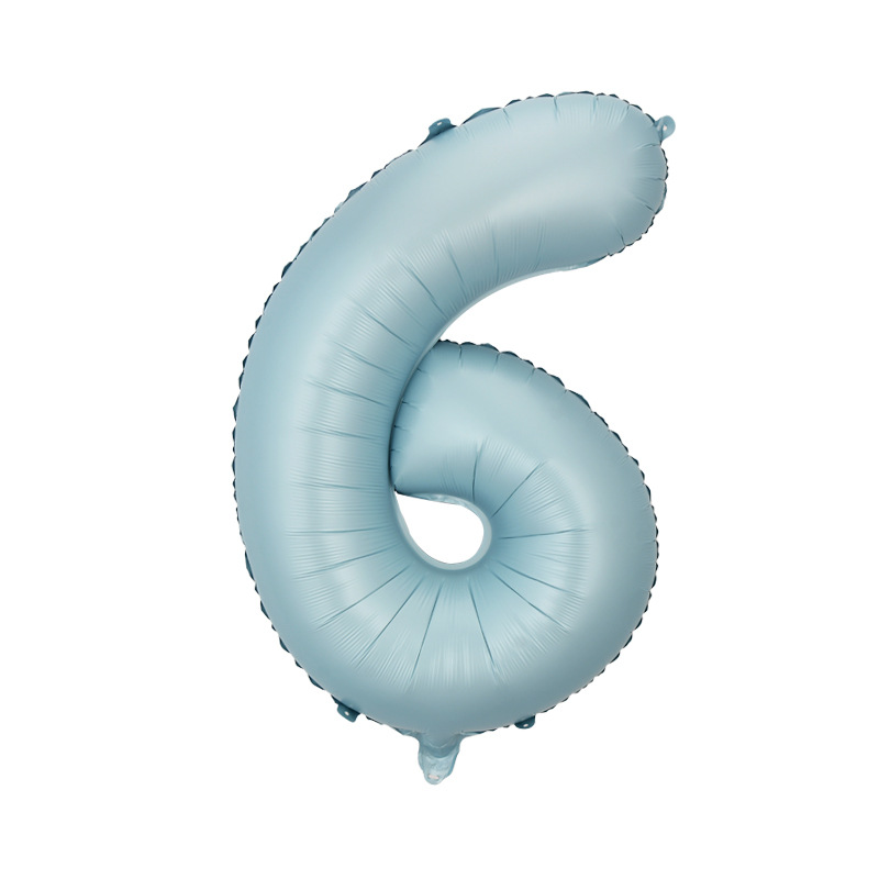 Versión americana verde digital flotante vacío globo de película de aluminio 32 pulgadas oro medio globo digital 34 pulgadas globo decoración al por mayor