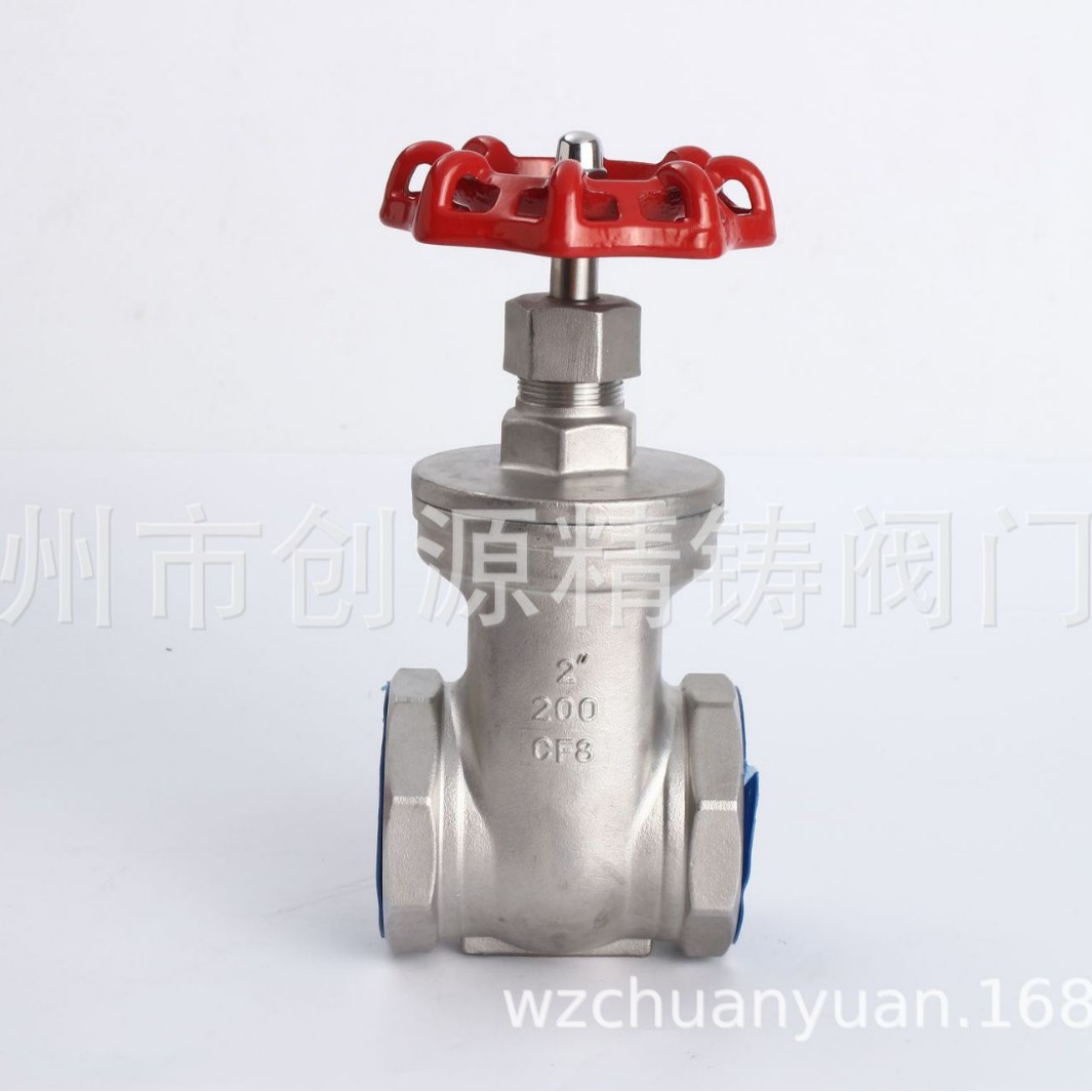 供应不锈钢丝扣闸阀 阀门 Z11W-16P  Z15W 工业型 水暖型螺纹闸阀