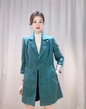 2022年春季汉派女装韩版时尚气质通勤纯色翻领短款风衣外套女