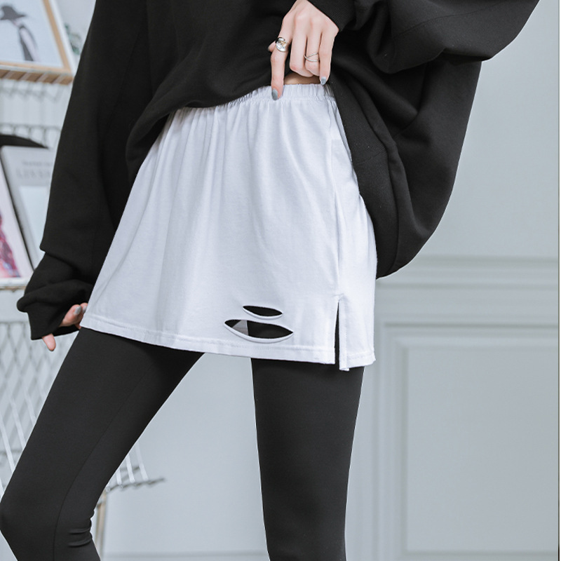 批发小屁帘女下摆冬季卫衣打底神器遮屁股大码叠穿内搭秋冬半身裙