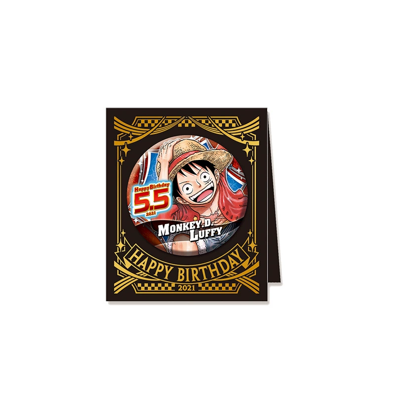 Бейдж дня рождения Comic Factory ONE PIECE Лuffy Zoro Chopper Sanji Nami стойка для бейджей на день рождения