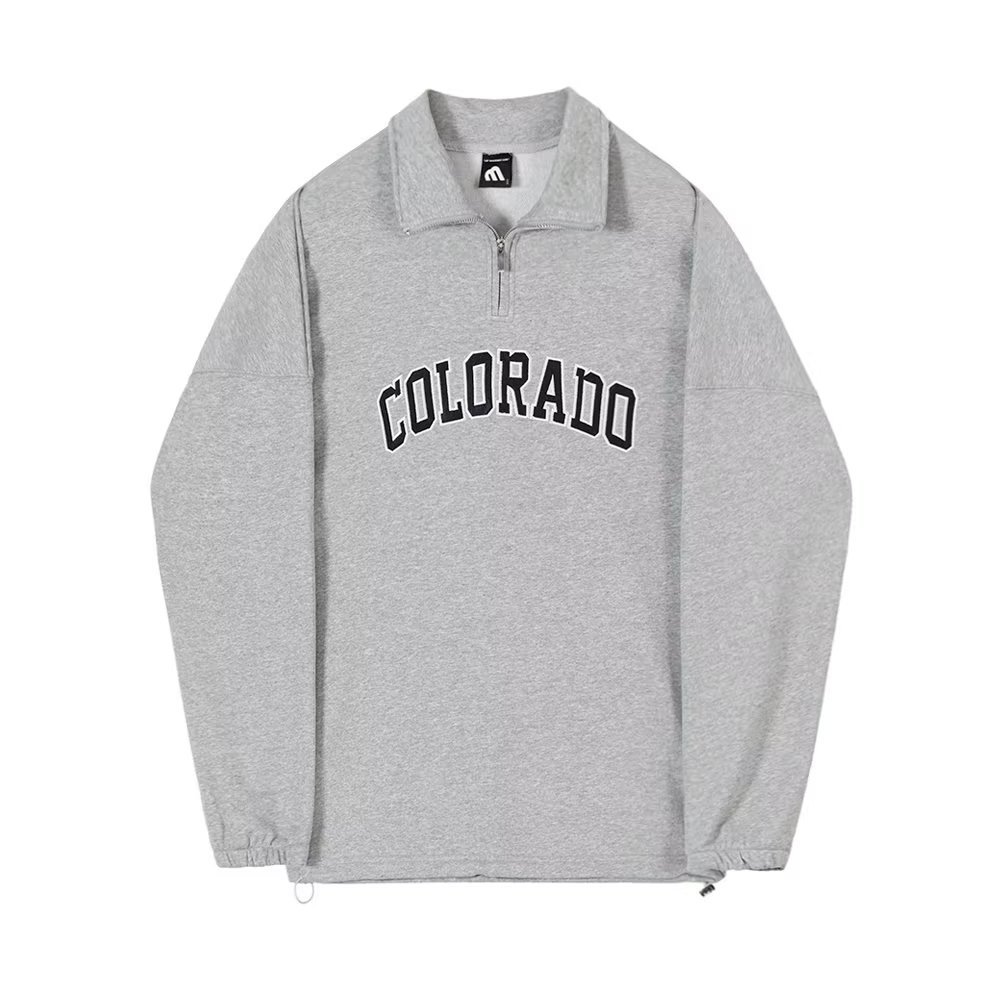 Primavera y otoño nueva chaqueta de semi-cremallera chaqueta de hombre marca de moda coreana chaqueta de manga larga suelta comercio exterior fábrica transfronteriza al por mayor