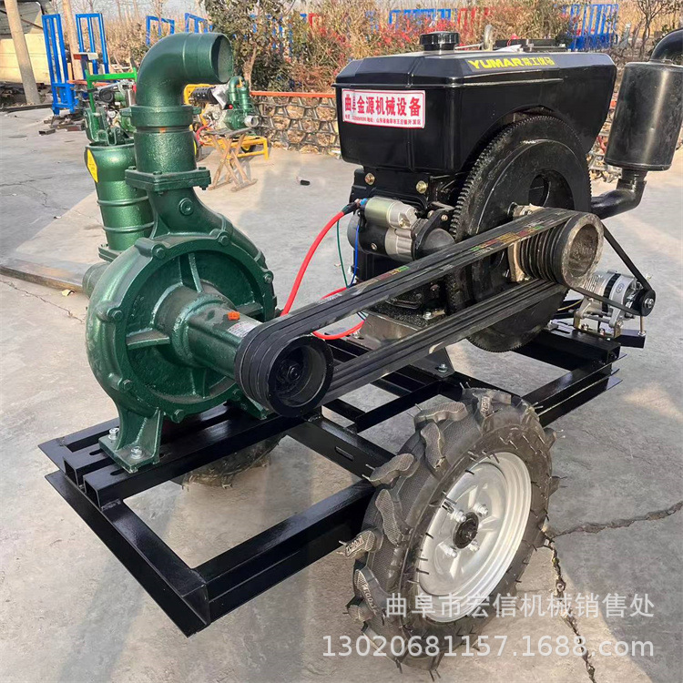 高压抽水泵可用于工程排污 池糖倒水 农用抗旱排涝6寸抽水机