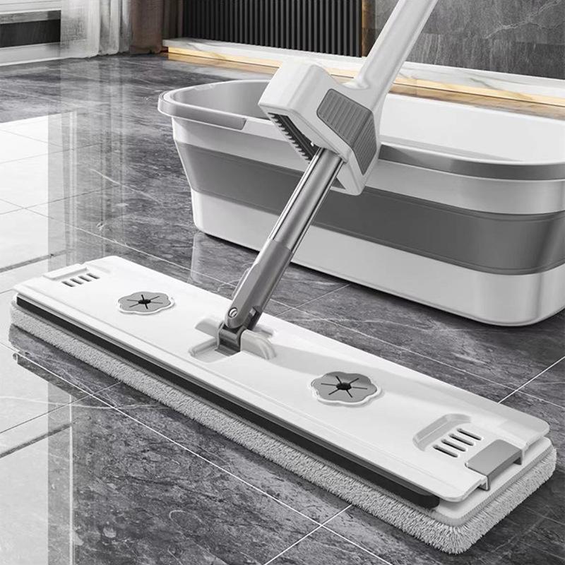 家庭用新型フラットモップ、ワンモップ、手洗い不要、吸水性向上、怠け者用交換用布、衛生的|undefined