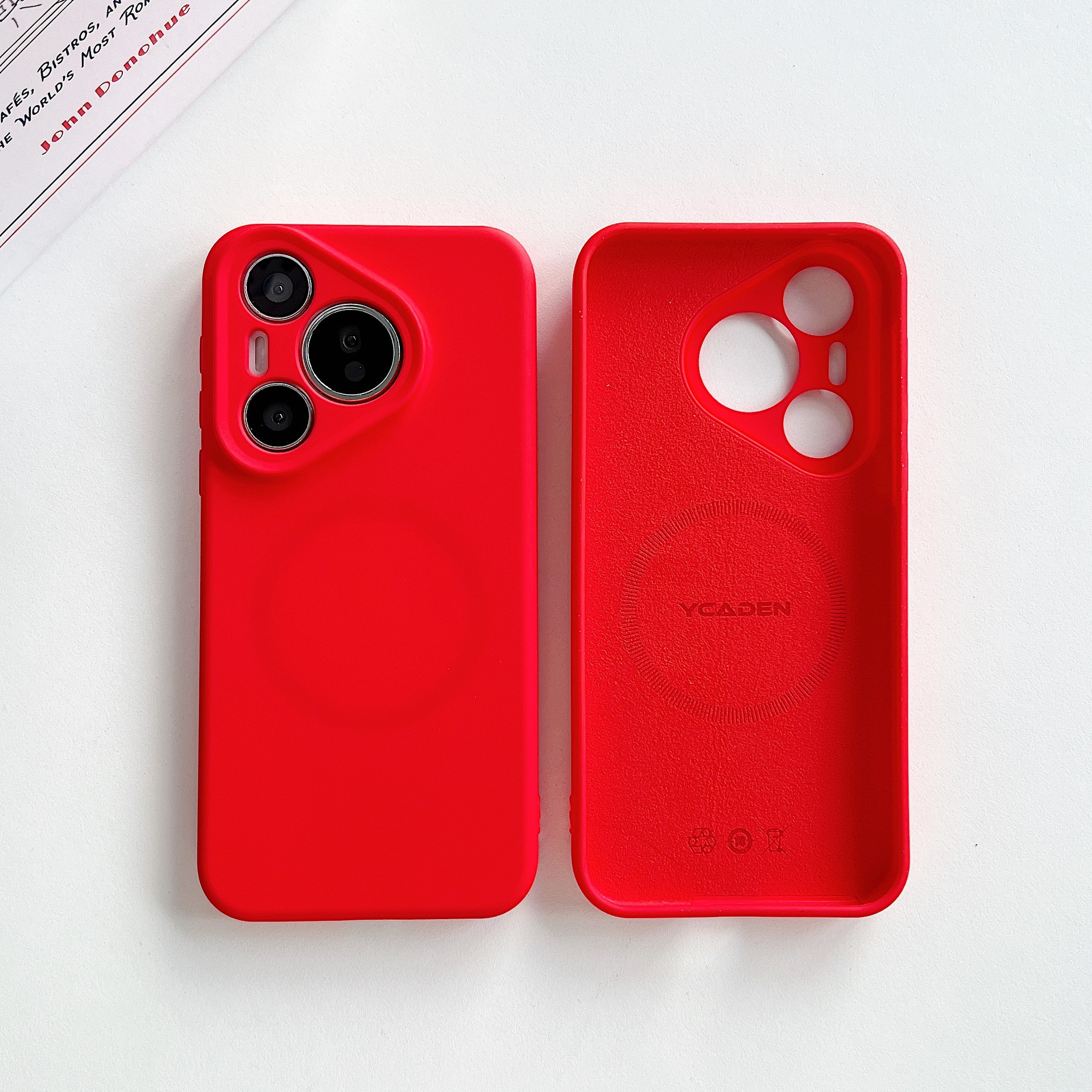 Chinese red + [magnetic suction]