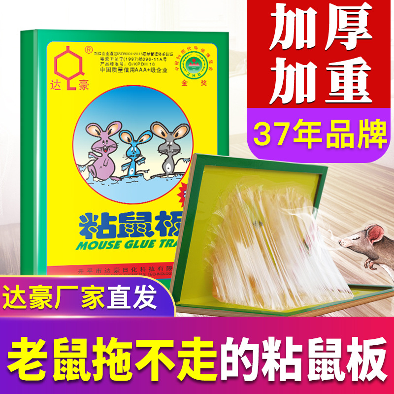 达豪 A1#豪华型  强力粘鼠板 老鼠贴 沾捕鼠器 大号陷阱捕捉批发