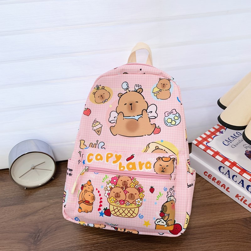 Mochila de dibujos animados japoneses para niños y niñas