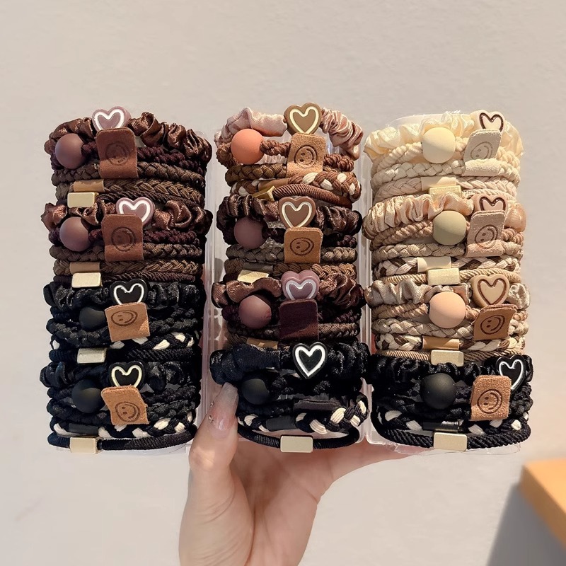 Meilad Bears anillo de cabello otoño-invierno 2024 nuevo estilo de cabello de alta elasticidad de cabello de cola de caballo simple adornamiento de cabello de alta calidad