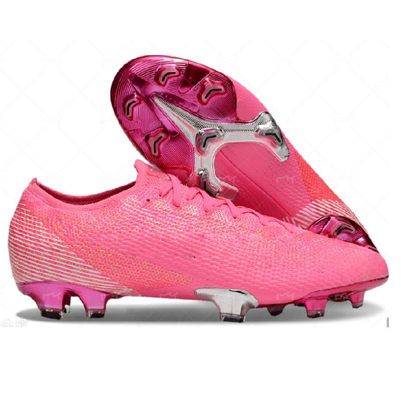 Cross-Border Hot Selling Low-Top Spiked Football Shoes Assassin Fg13 Knitted Surface Flyknit 360 Technology Waterproof 39-45