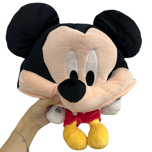 ins new Korean style cute Mickey Minnie cartoon children's doll hat baby plush hat headgear hat
