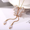 Long sweater, chain, advanced necklace, fashionable pendant, accessory, high-quality style