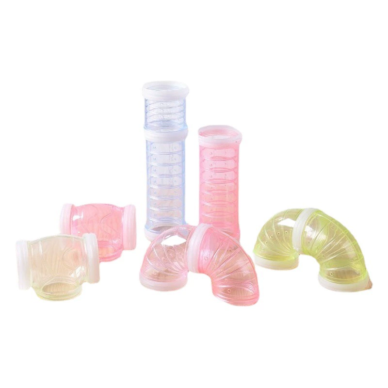 Производитель оптом, новая внешняя труба для хомяка, 5,5 см, золотой медведь, сделай сам, внешний туннель для ванной комнаты, лабиринт