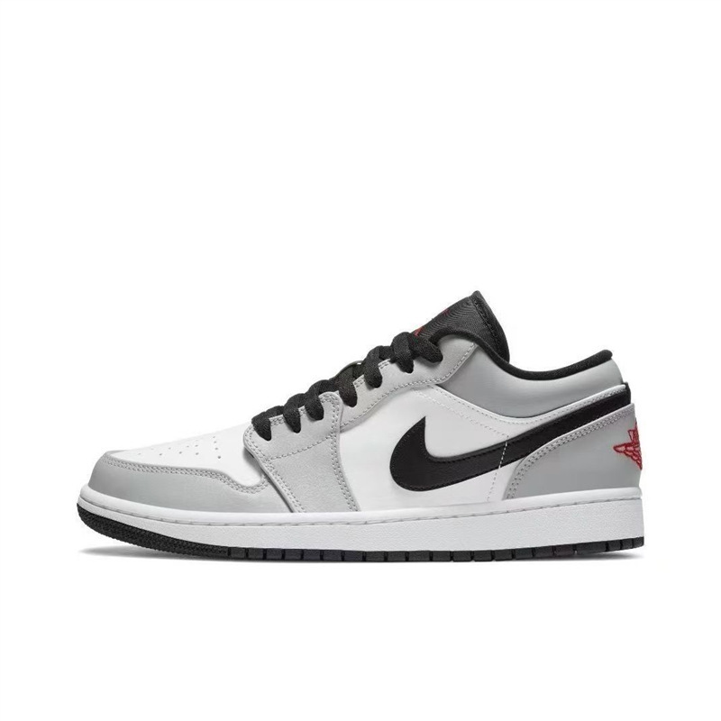 人気のAJ1ロートップタバコグレー黒と白の多用途男性と女性のキャンパストレンドカジュアルカップルバスケットボールシューズスポーツスニーカー|undefined