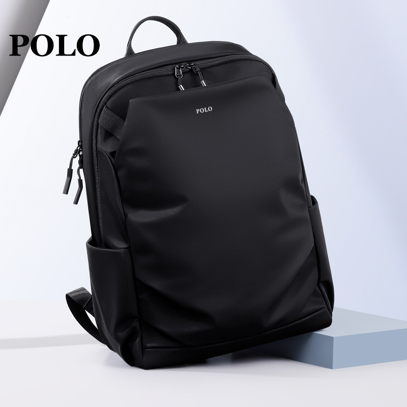 POLO Backpack Men's Travel Backpack Student Schoolbag Large Capacity Business 17.3 Inch Laptop Bag