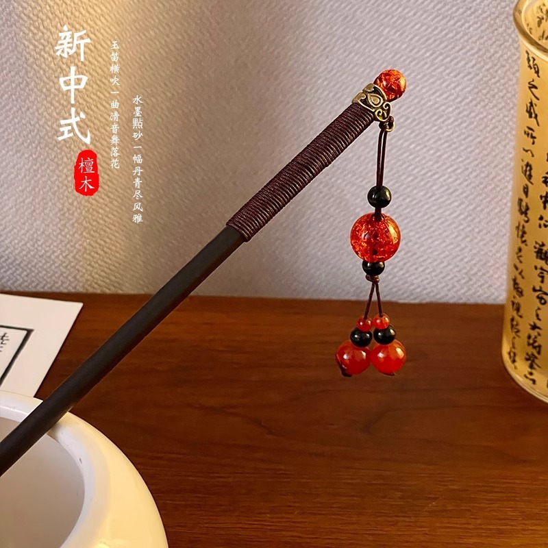 Nueva horquilla china, estilo antiguo, horquilla con flecos, sentido avanzado, traje antiguo, Hanfu, tocado para el cabello, cheongsam, horquilla, horquilla