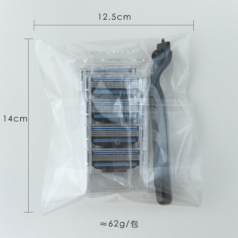 Cross-border opp independent packaging universal Geely front 3-blade three-layer razor adapter mach3 manual razor