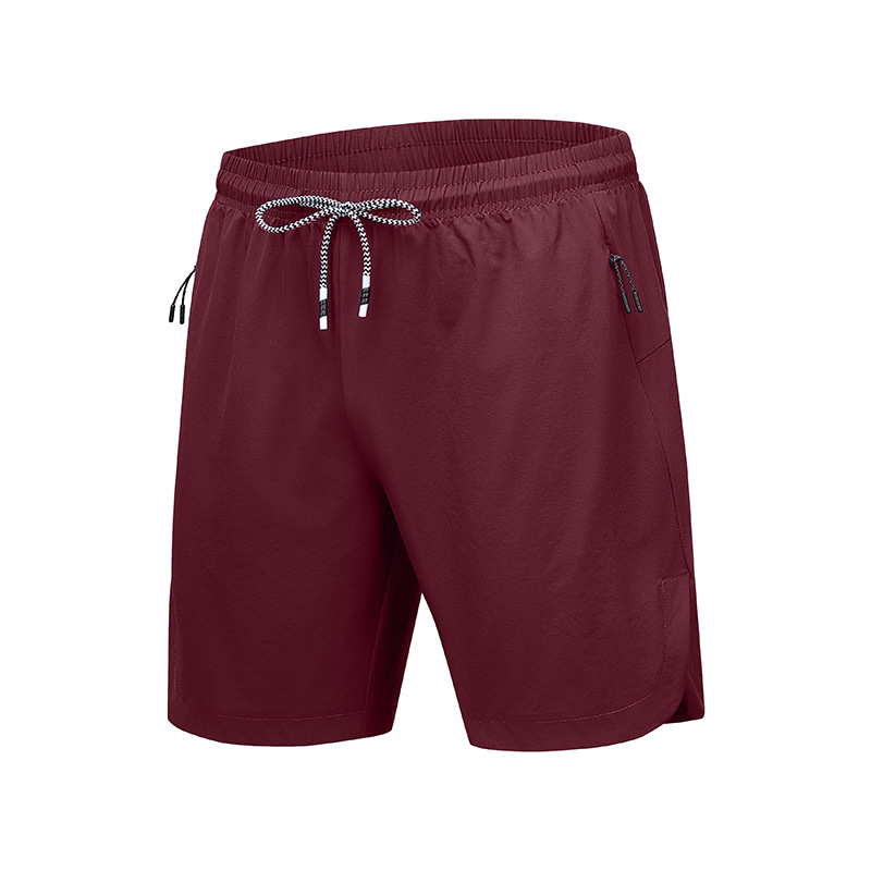 2025 verano transfronterizo nuevo estilo pantalones de seda de hielo real pantalones casuales verano hombre secado rápido transpirable en vivo pantalones cortos de seda de hielo deportes