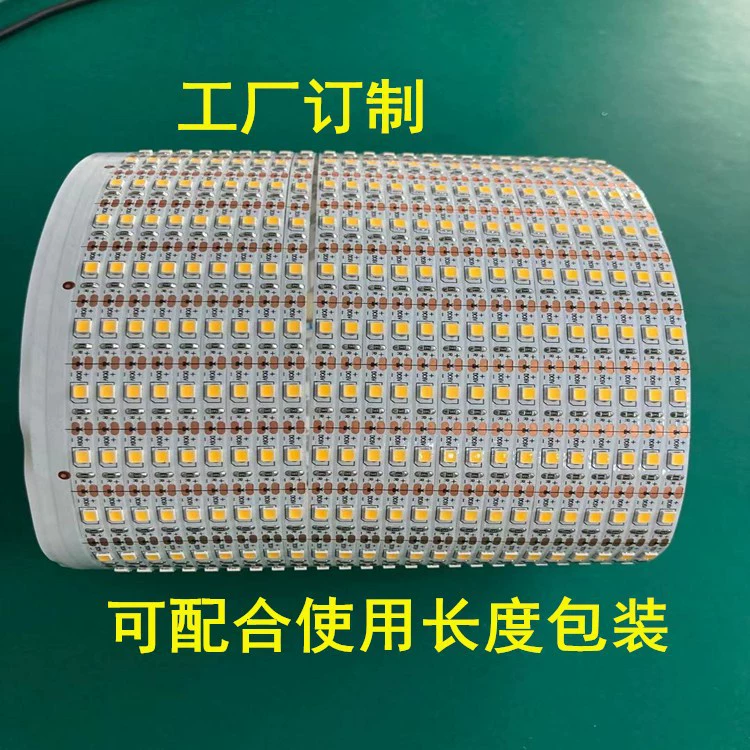 Светодиодная лента 2835, 5В/3.7В, теплый белый свет, 4мм, 5мм, 3мм, 1 светодиод на отрез, от производителя, с возможностью индивидуального заказа.