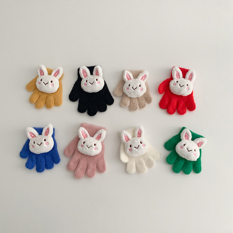 Kinder handschuhe Winter cartoon ins warme winter handschuhe für mädchen süße fünf-finger handschuhe_voghion.com