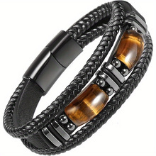 C 71351 Tiger eye men's bracelet ����ʯ��ʿ�����羳����