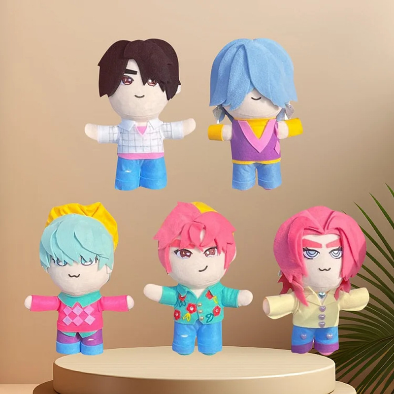 跨境新品K Pop Demon Hunters: Saja Boys Plushies毛绒玩具男团|undefined