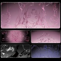 クロスボーダー高級マウスパッド超特大アニメ個性グラデーションゲームコンピュータキーボードパッドオフィスins風テーブルパッド