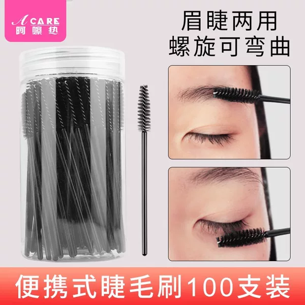 Free Shipping/Eyebrow Brush A1P601-Eyelash Brush Eyelash Comb Portable Curling Eyebrow Tool Dual-Use Non-Electric
