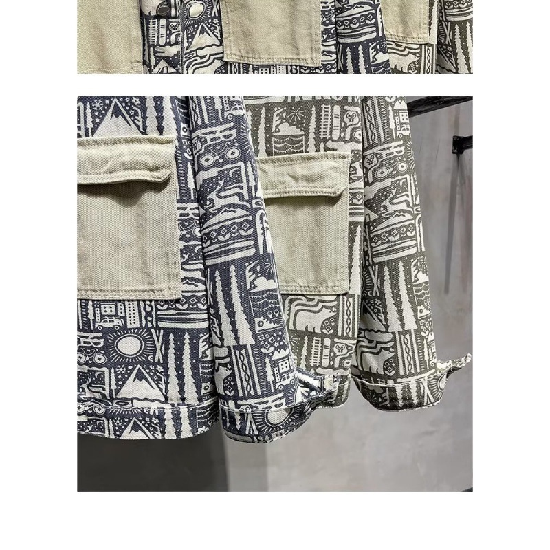 Men's Clothing Neutral BF style ethnic style retro spring jacket men's coat student youth tops 2024 new_voghion.com