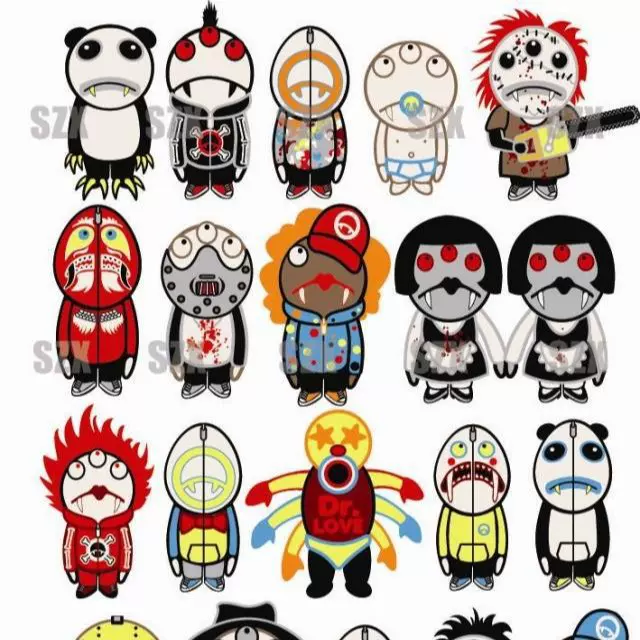 烫画厂家款卡通热转印个性T恤服装贴定制个性定制印花