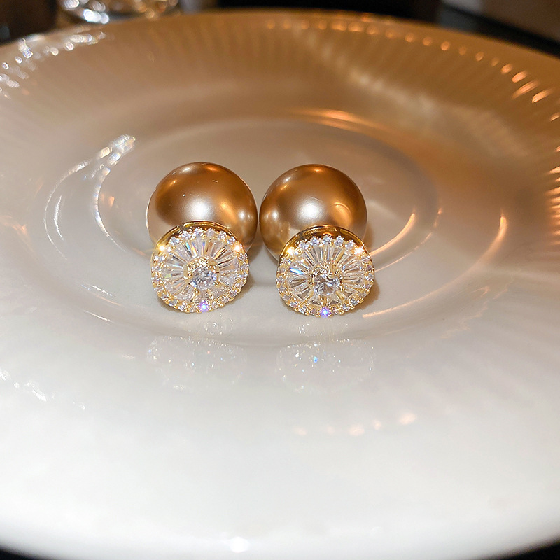 100 silver needle-gold-champagne (gold plating)