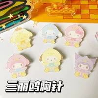 Чехол на голову KT кошка Sanrio Pacha Собака брошь милый мультфильм Прозрачный Подарок для подруг и друзей школьный рюкзак украшения в западном стиле