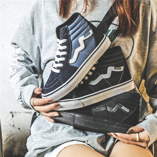 Canvas Shoes for Female Students Korean Style Casual Flats Shoes Harajuku Ins Popular Autumn 2025 New Shoes Versatile Cotton Shoes