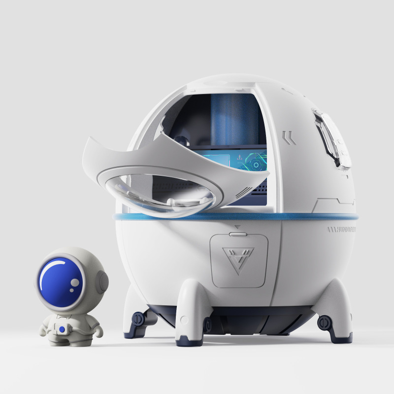 宇宙人加湿器usbミニ携帯霧量家庭用デスクトップ静音加湿器雰囲気ランプ補水器|undefined