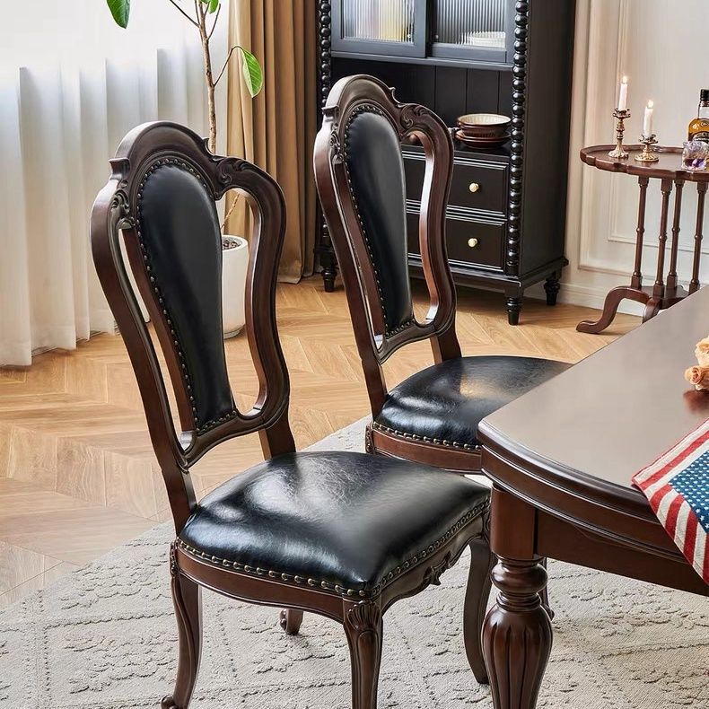 American-Style Dining Chair with Backrest for Home Use, Hotel Restaurant Leather European-Style Chair, Solid Wood Retro Chair, Other Stainless Steel Chairs Available American-Style Dining Chair with Backrest for Home Use, Hotel Restaurant Leather European-Style Chair, Solid Wood Retro Chair, Other Stainless Steel Chairs Available