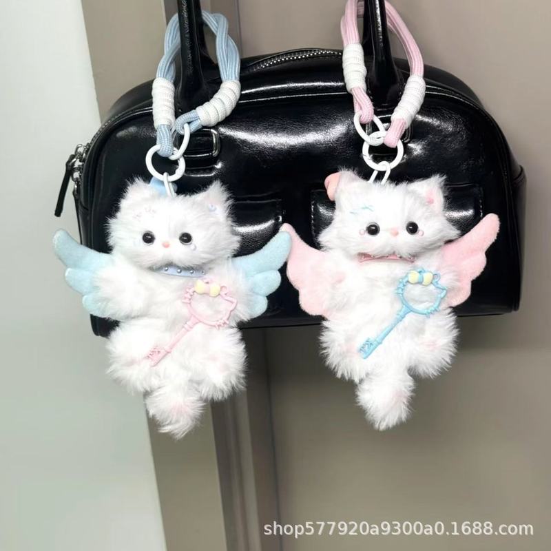 かわいい漫画超かわいいツイストスティック子猫天使カップル手作り diy 材料パッケージペンダント装飾誕生日ギフト|undefined