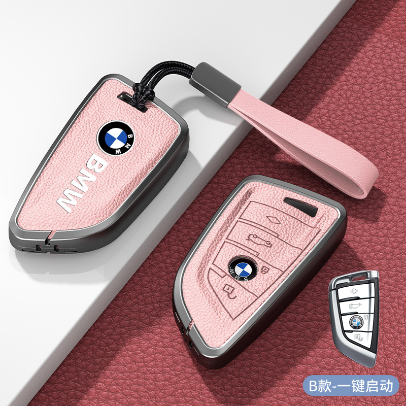 유형 B 핑크 아연 합금 쉘 + 핸드 스트랩