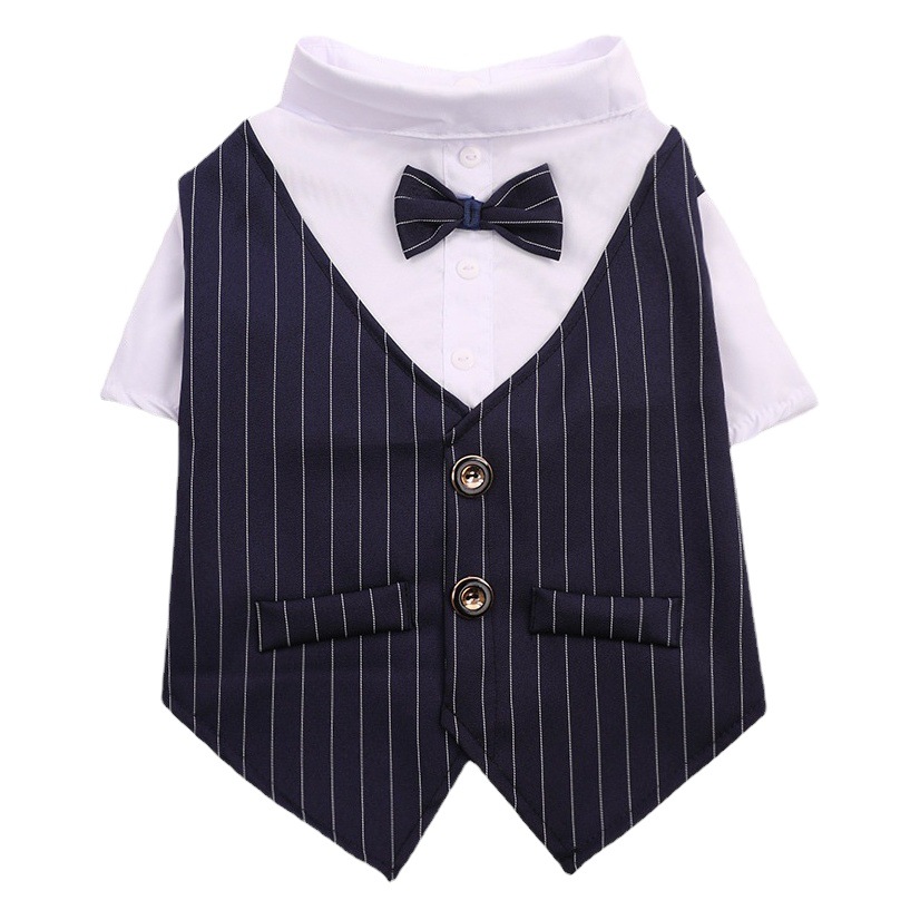 Ropa para mascotas ropa para gatos y perros ropa de peluche francés cubo corgi ropa para perros ropa de primavera y verano traje para mascotas