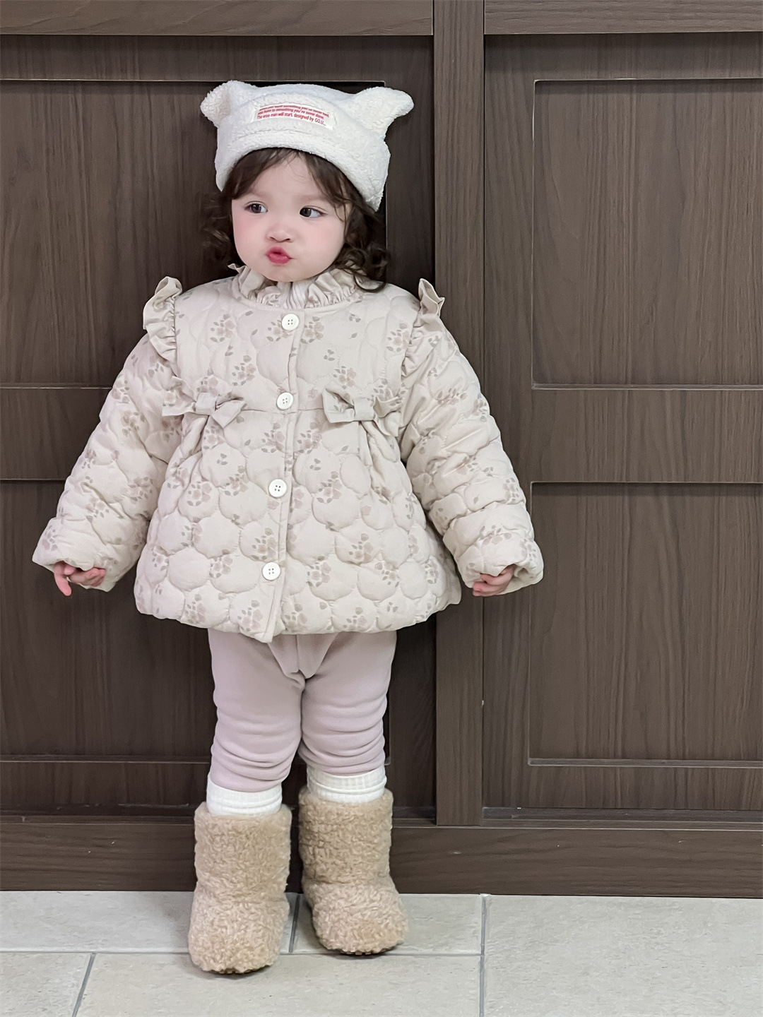 Niñas chaqueta de algodón de invierno para niños ropa de invierno de algodón gruesa ropa infantil coreana chaqueta de invierno de algodón ropa cálida