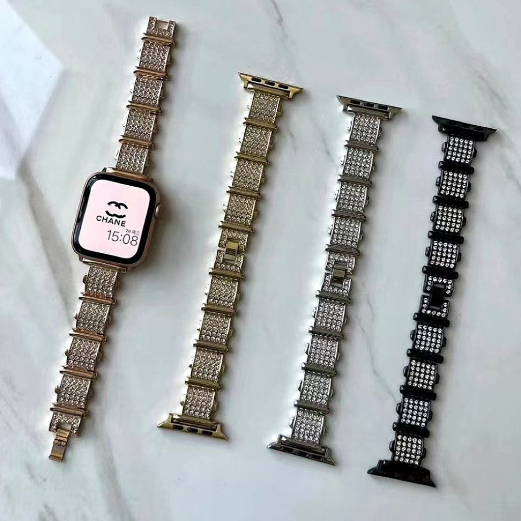 Suitable for applewatch8 metal diamond fashion chain s7 apple watch…