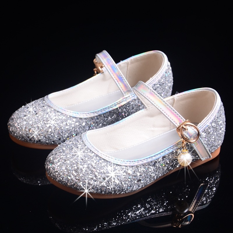 2024年新款韩版女童皮鞋宝宝儿童公主单鞋舞台主持演出表演鞋平底