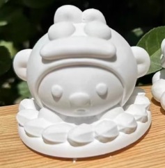 흰동가리 단일 머리 뚜껑 라텍스 몰드 소형